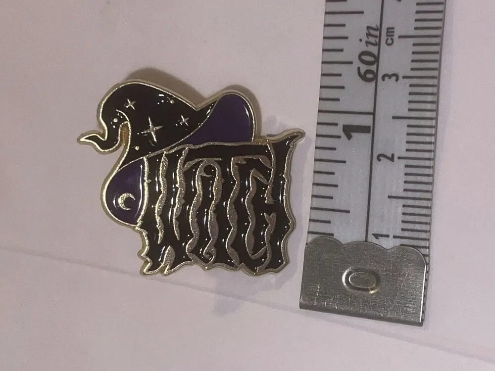 Witch Hat Halloween Pin Brooch
